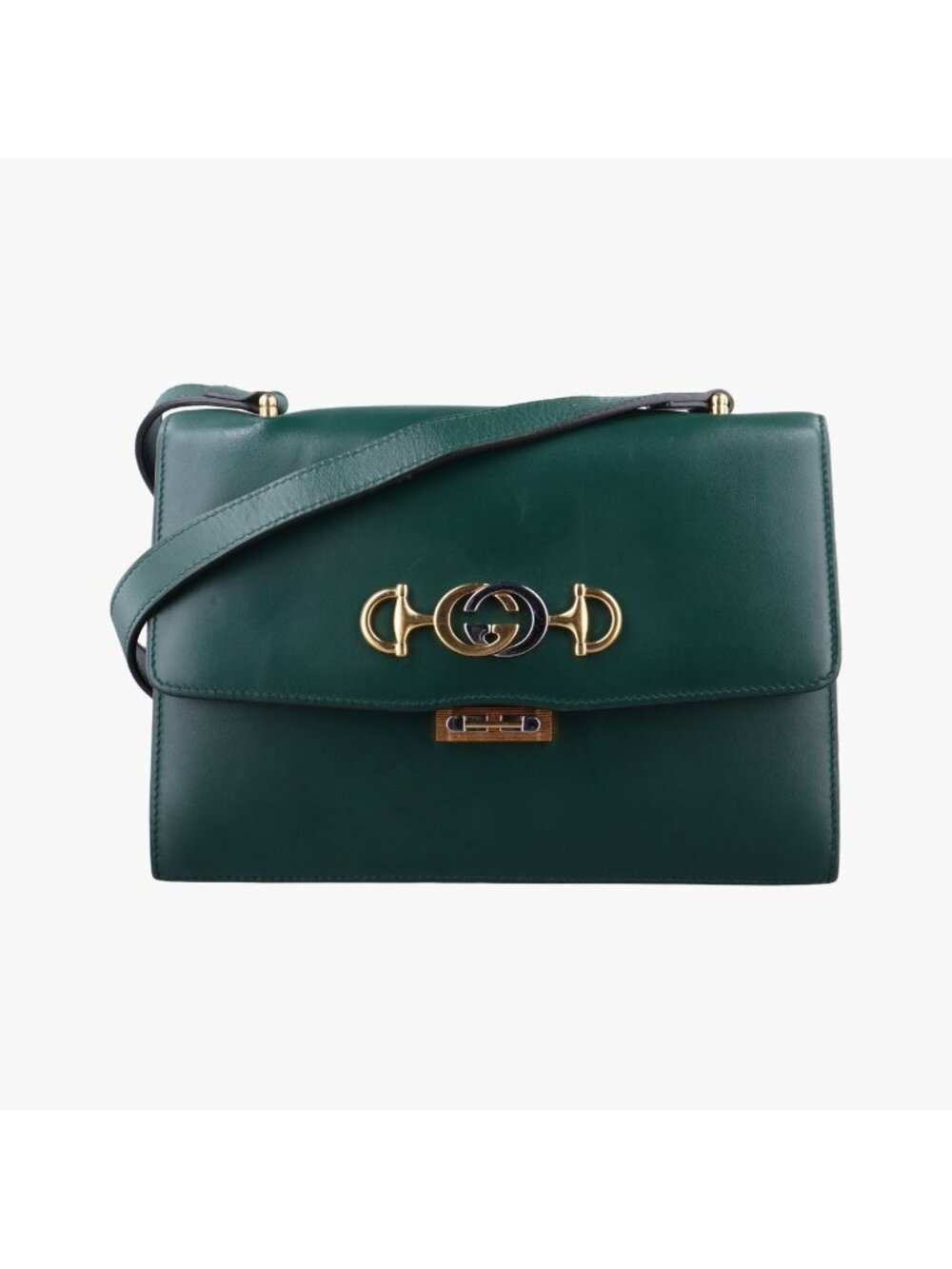 Gucci Zumi Green Leather